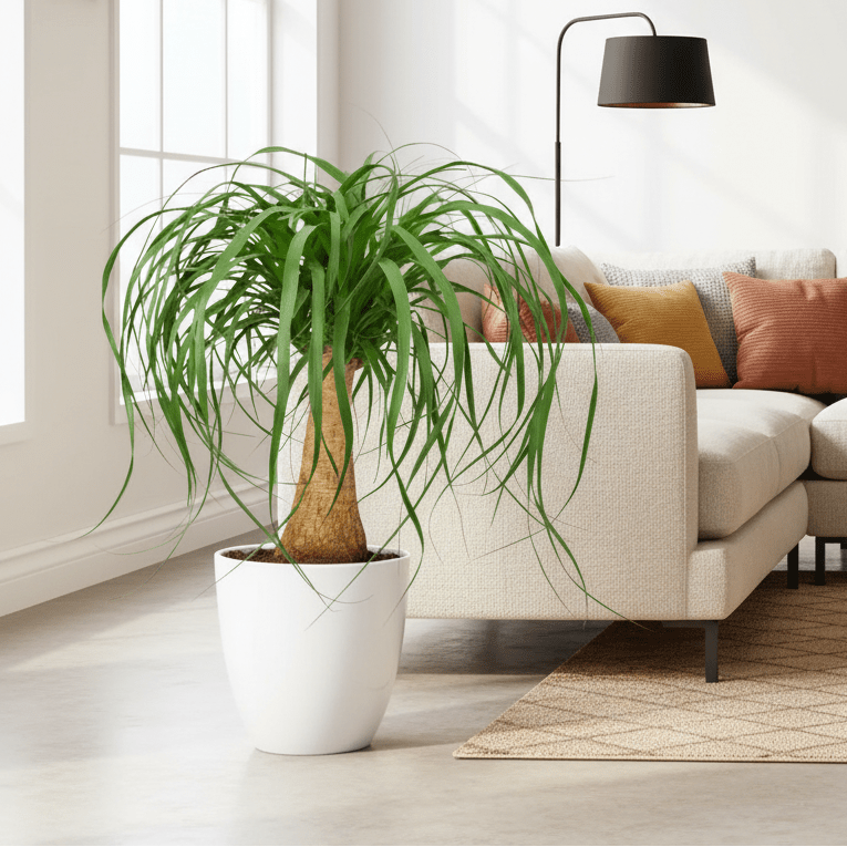 Beaucarnea Recurvata "Elephant's Foot or Ponytail Palm" 50 - 60cm - Greensouq - 