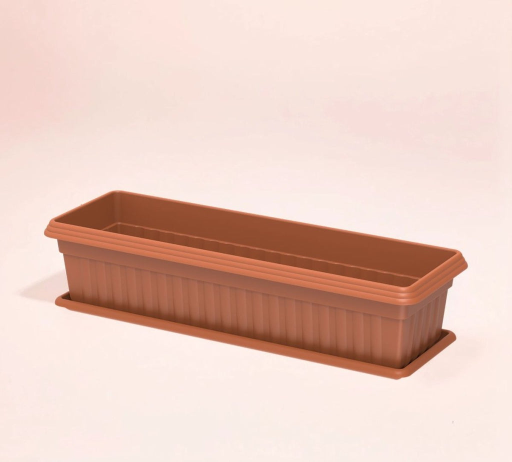 Cosmoplast Exotica Planter W/Tray - Greensouq - 