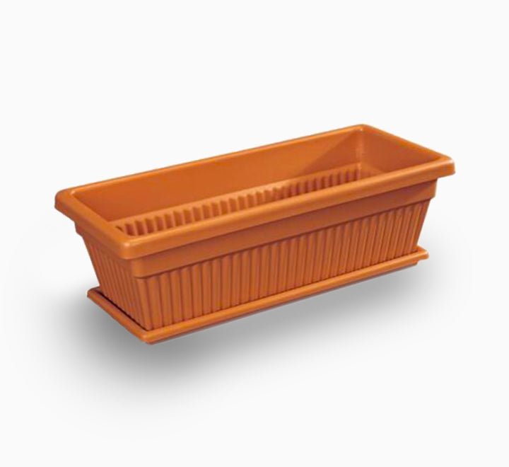 Cosmoplast Rectangular Planter 30 Inch - Greensouq -