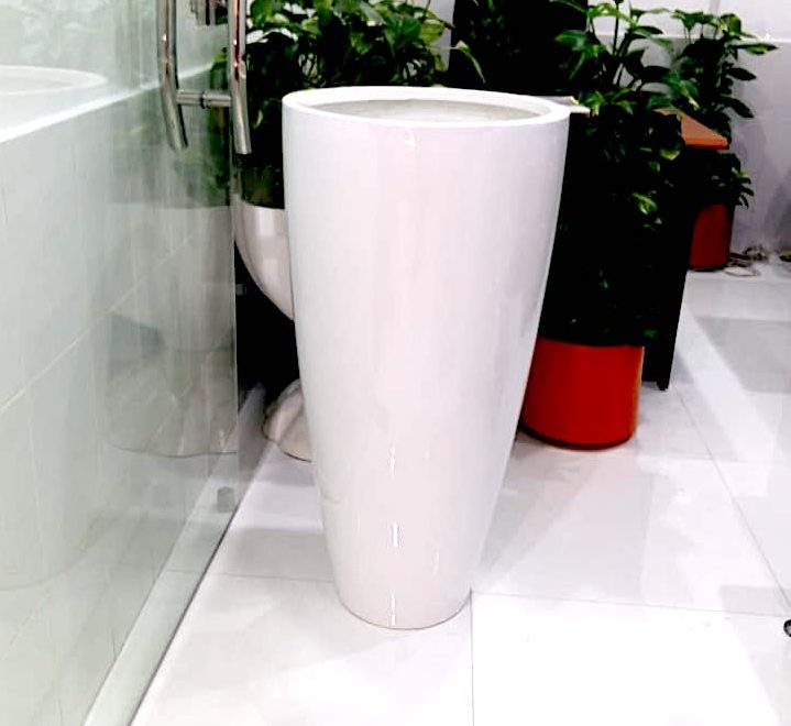 Round GRP Cubbies Pot "Fiber glass" - Greensouq -
