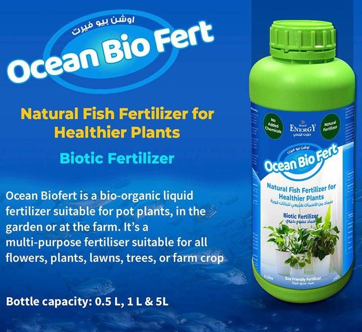 Desert Energy Ocean Bio Fert "Fish Extract" 1Ltr - Greensouq - 