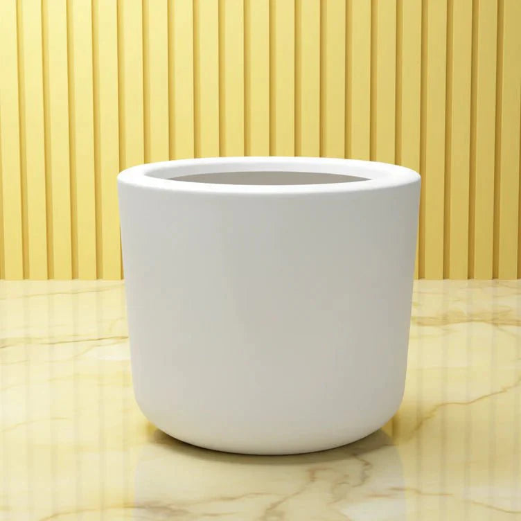 Dubai interior Flower Pot GRP 60x60cm (Ht x Dia) - Greensouq -