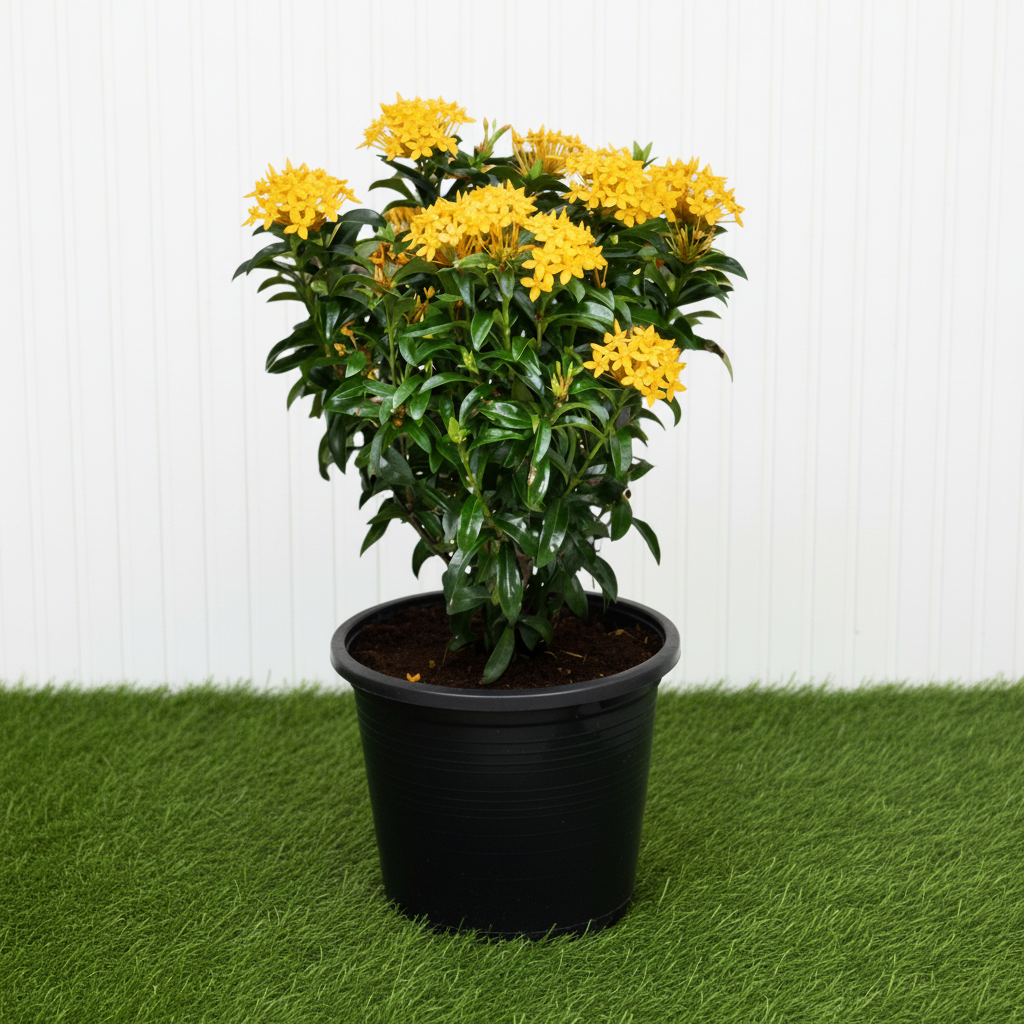Ixora chinensis "Yellow" 25 - 50cm - Greensouq - 