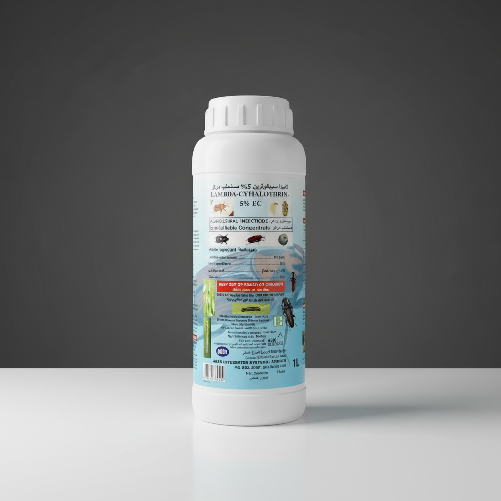 Lambda Agri Insecticide / LAMBDA - CYHALOTHRIN® 5% Agricultural Insecticide for Chewing & Sucking Insects 1Ltr - Greensouq -