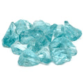 Light Blue Glass Mulch | Decorative & Sustainable, 100% recycled glass, eco-friendly, landscaping material - Greensouq -