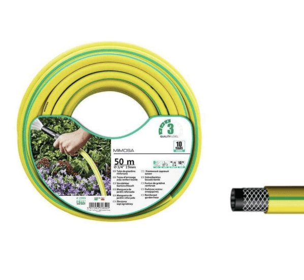 Mimosa Garden Hose 1/2" x 50M, Best Quality Garden Hose "Made in Italy" - Greensouq - 