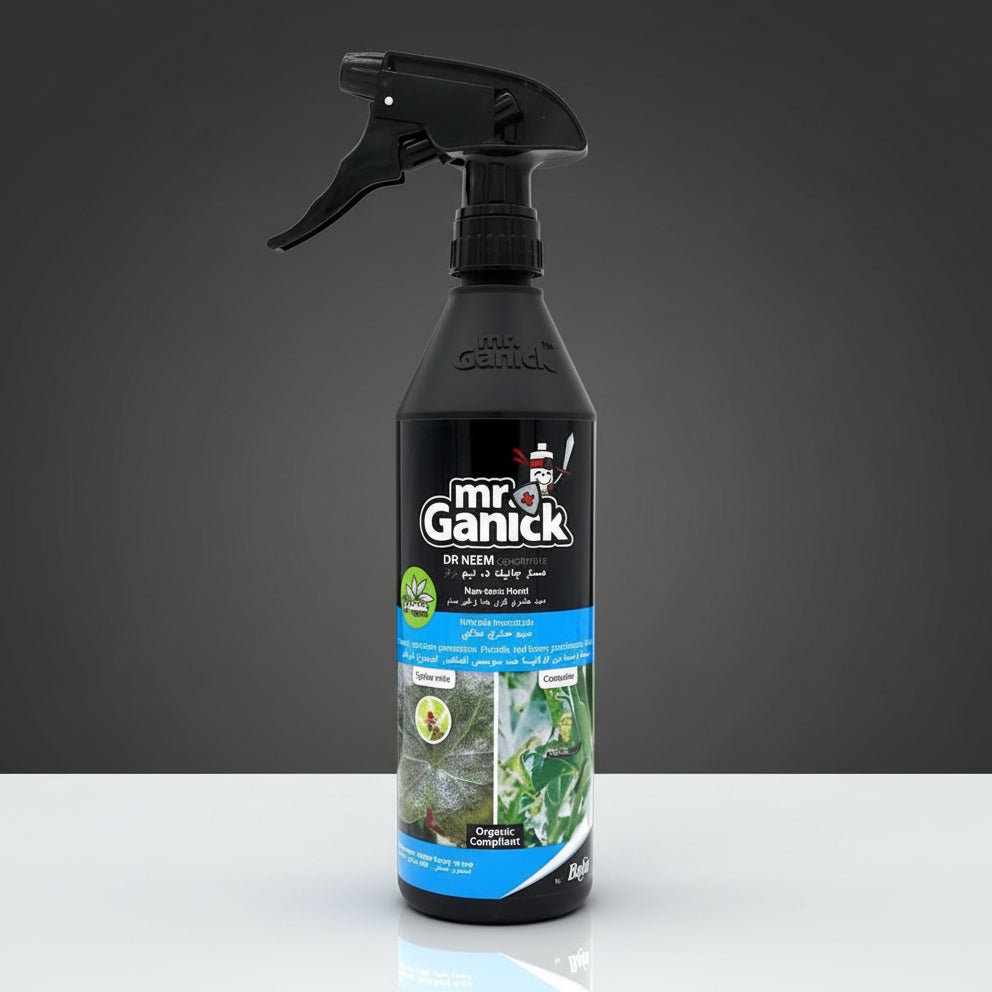 mites control | Mr. Ganick Organic "mites &amp; caterpillar terminator" 500ml Ready to Use - Greensouq -