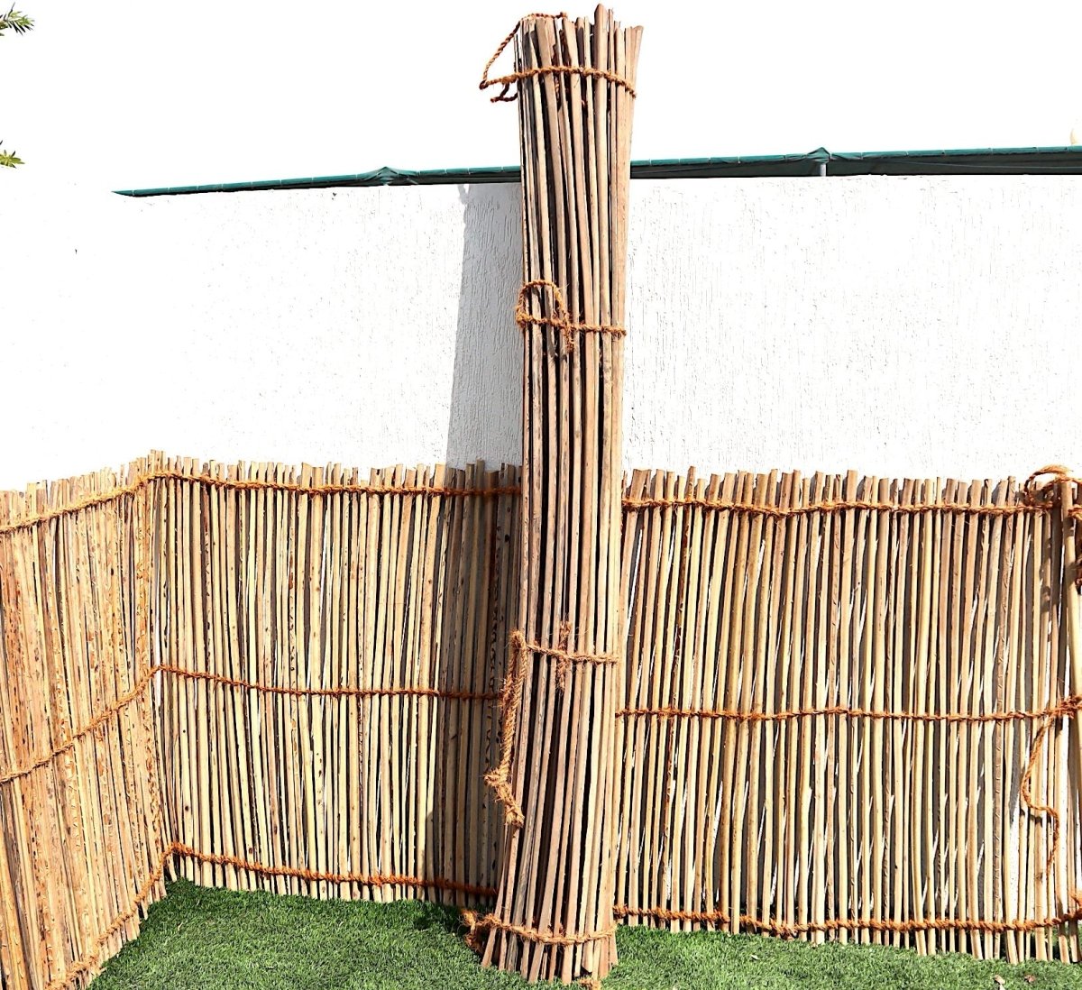Natural Palm Rachis Privacy Fence / Outdoor Privacy Fence "Date Palm Rachis" - Greensouq - 