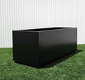 Rectangular GRP Planter 100x40x40cm Modern Durable Outdoor Planter Box - Greensouq -
