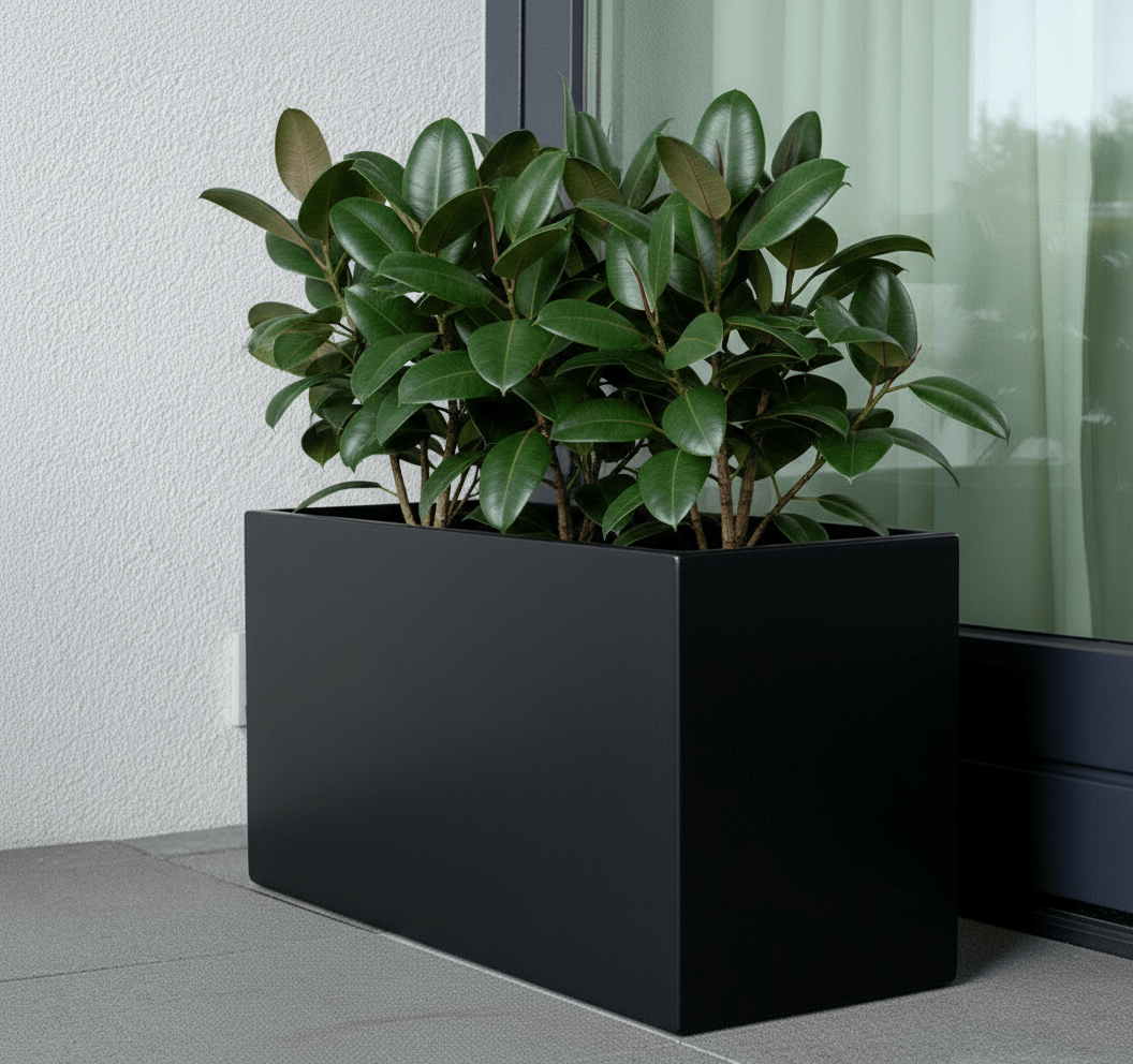 Stylish Rectangular Pot 100x40x60cm Modern Durable Outdoor Planter - Greensouq -