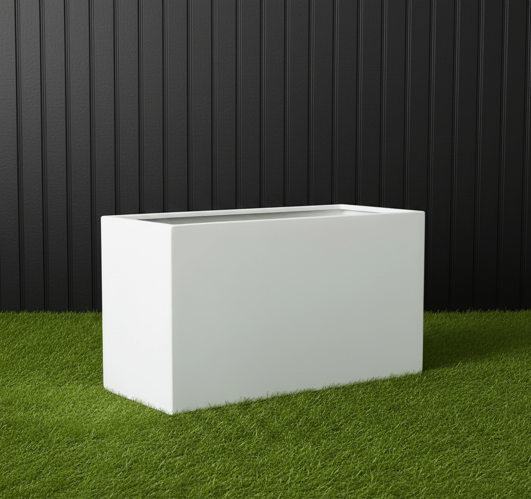 Stylish Rectangular Pot 100x40x60cm Modern Durable Outdoor Planter - Greensouq -