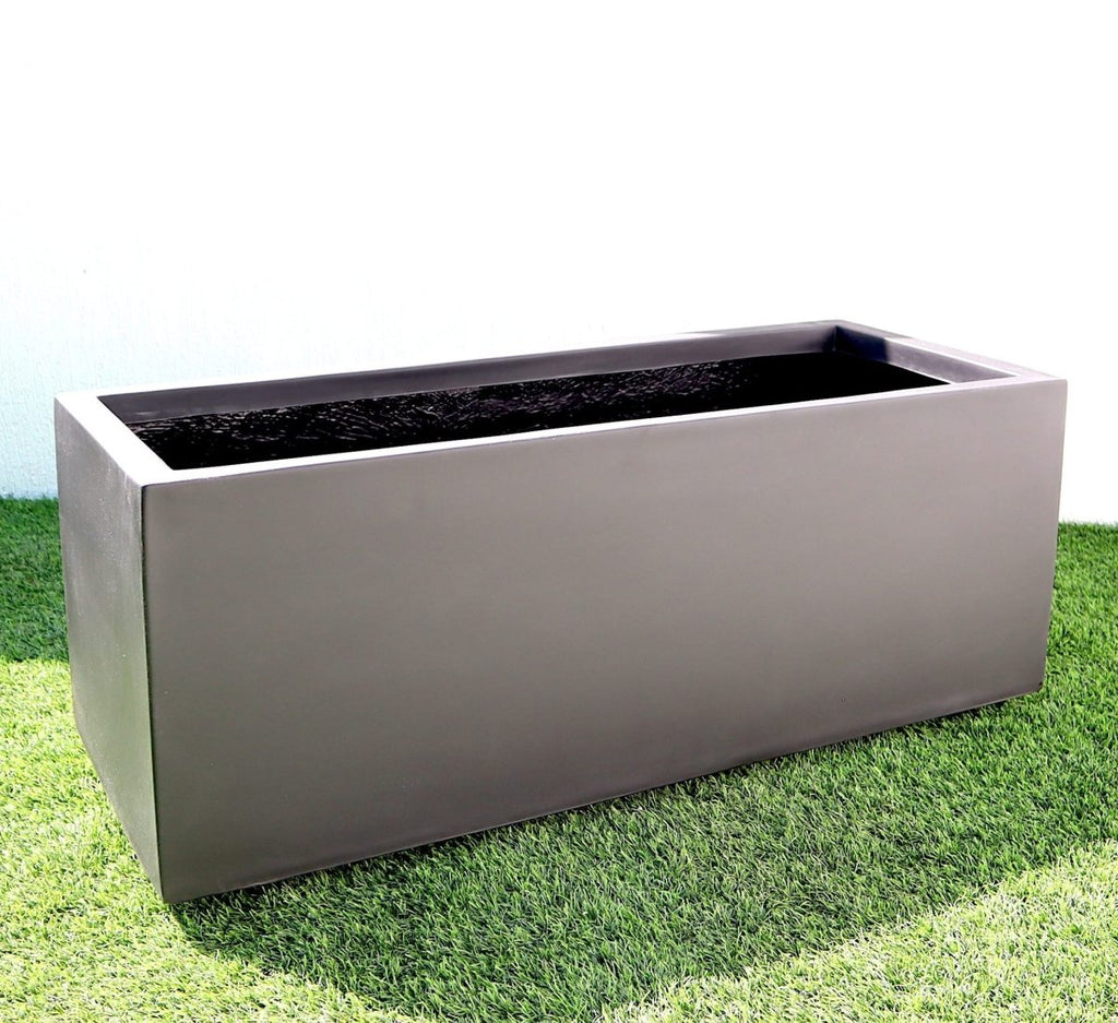 Large Outdoor Planter 100x50x50cm GRP POT - Greensouq -