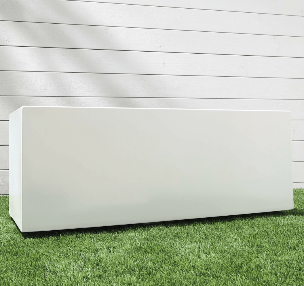 Long Rectangular Pot "120x30x30cm" Long pot - Greensouq -