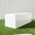 Rectangular GRP Planter 90x30x30cm Modern Durable Outdoor Planter Box - Greensouq -