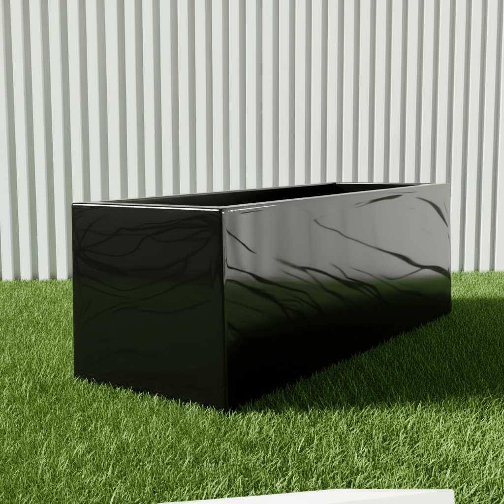 Rectangular Planter All Sizes/ GRP Pot Modern Durable Outdoor Planter Box - Greensouq - 
