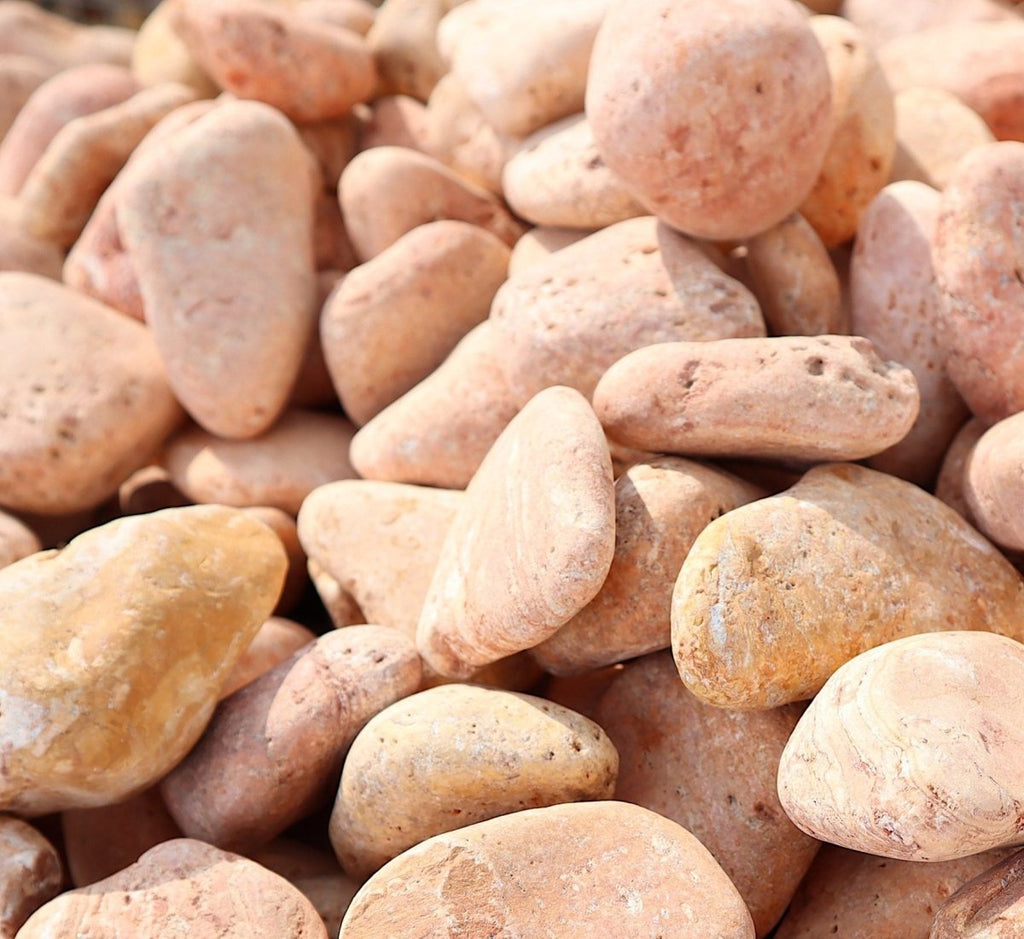 Red Forest River Stone "Natural Garden Material" - Greensouq - 