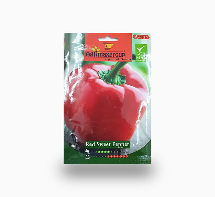 Agrimax Red Sweet Pepper seeds - Greensouq -