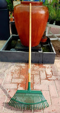 Steel Garden rake with wooden handle - Greensouq - 