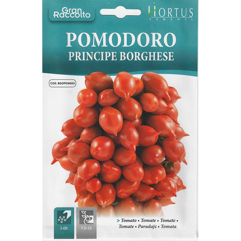 Pomodoro Principe Borghese tomato Seeds by Hortus - Greensouq -
