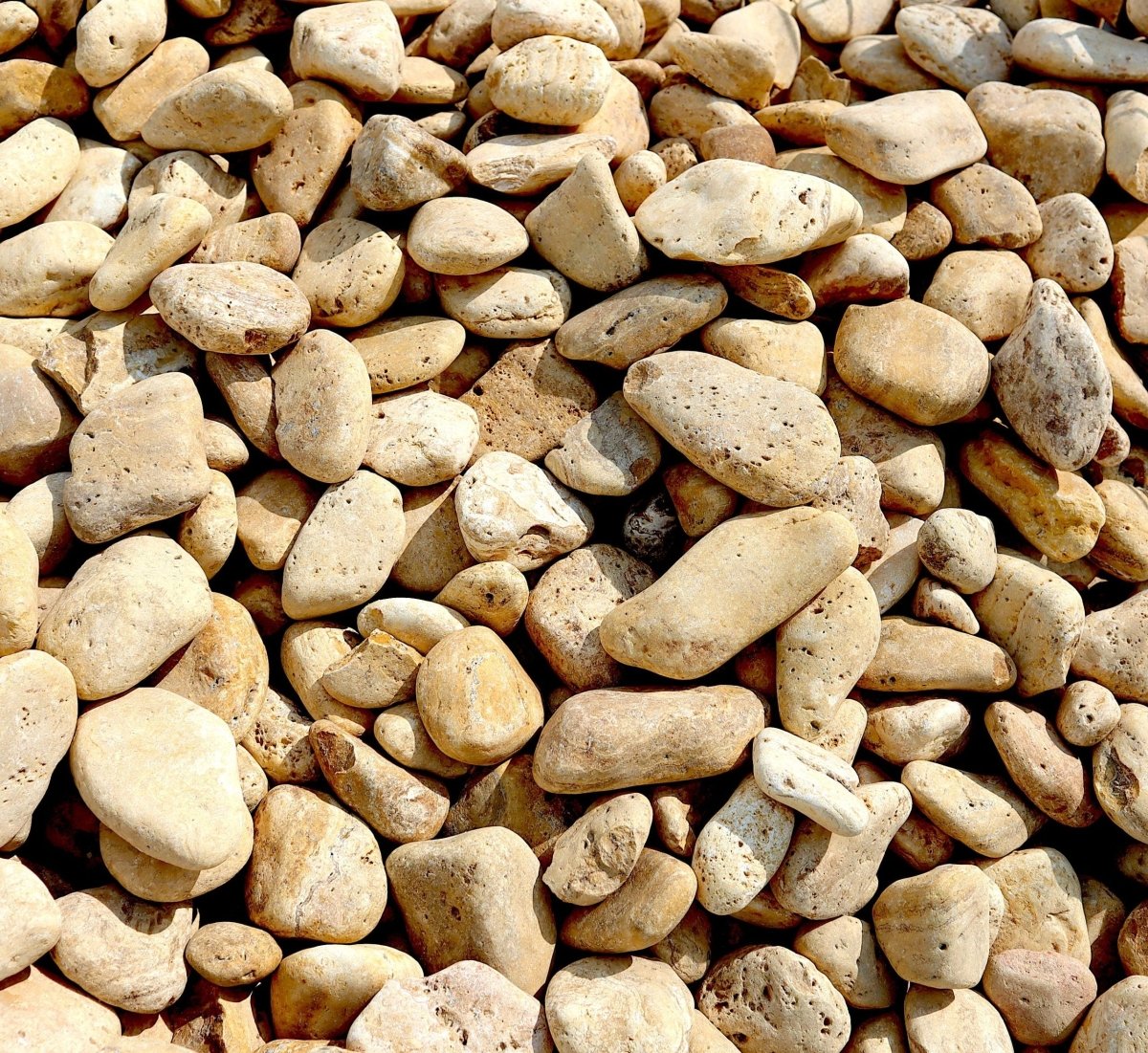 Yellow River Stones Yellow Forest River Stone "Natural Garden Material" - Greensouq -